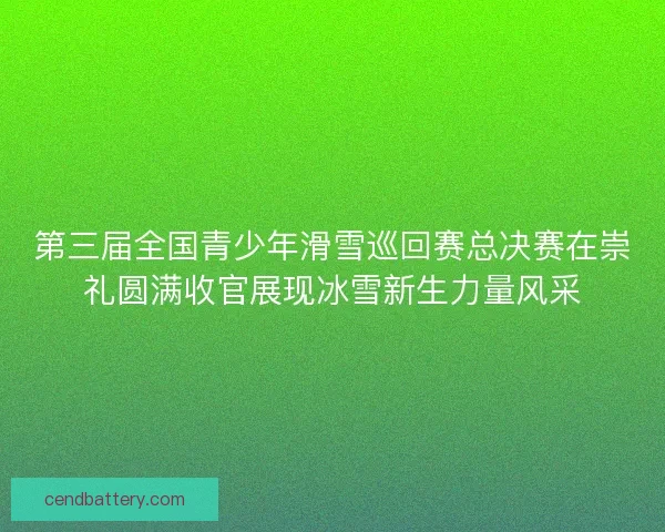 第三届全国青少年滑雪巡回赛总决赛在崇礼圆满收官展现冰雪新生力量风采 第三届全国青少年滑雪巡回赛总决赛在崇礼圆满收官展现冰雪新生力量风采